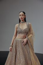 The RÉYA Antique Gold Lehenga