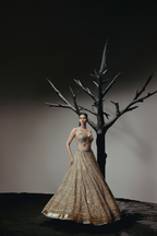The RÉVE Gold Lehenga
