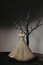 The RÉVE Gold Lehenga