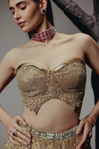 The RÉVE Gold Lehenga