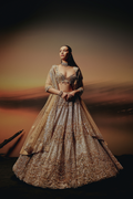 The RÁZA Antique Gold Lehenga