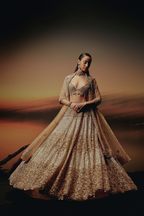The RÁZA Antique Gold Lehenga