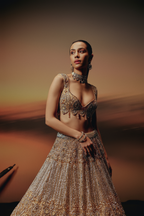 The RÁZA Antique Gold Lehenga
