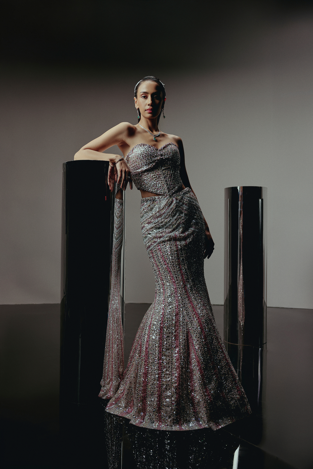 The RÁZE Pink Corset & Fishcut Skirt