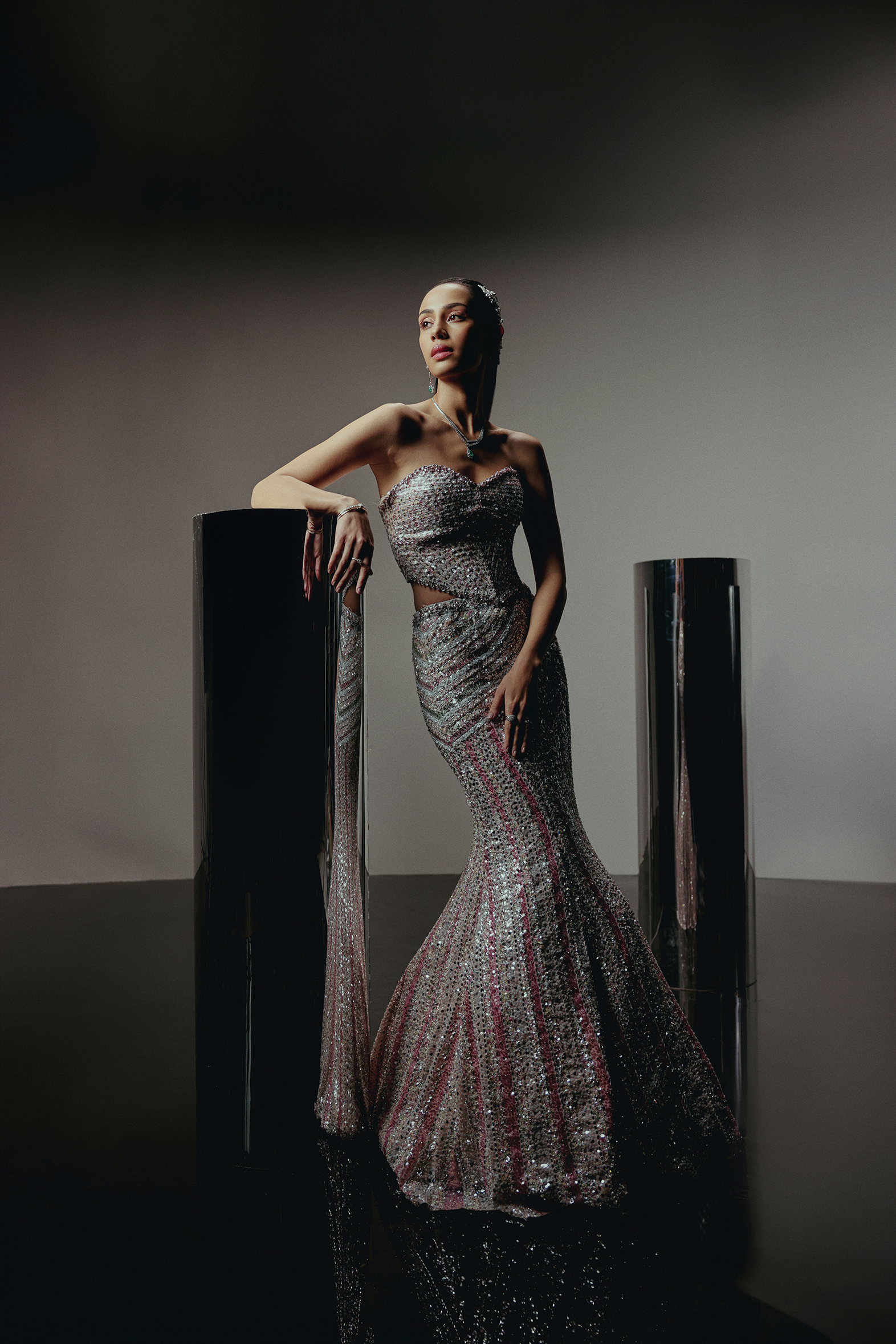 The RÁZE Pink Corset & Fishcut Skirt