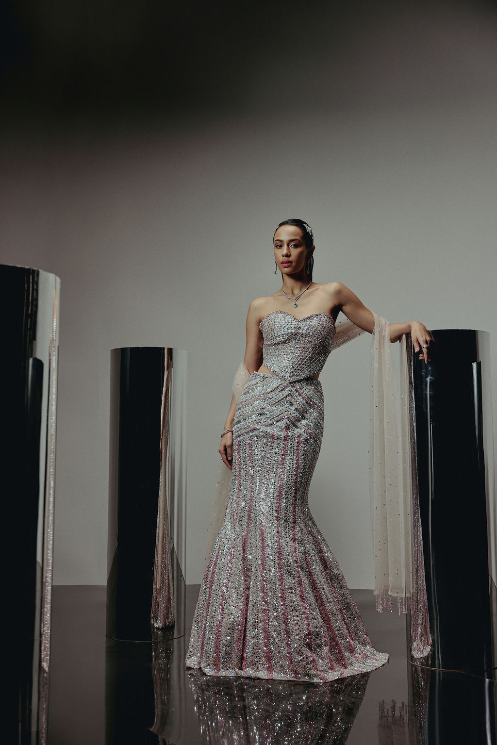 The RÁZE Pink Corset & Fishcut Skirt
